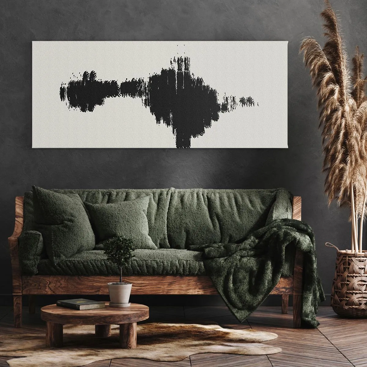 Tablou pe pânză - Vibrațiile imaginației - 140x50 cm