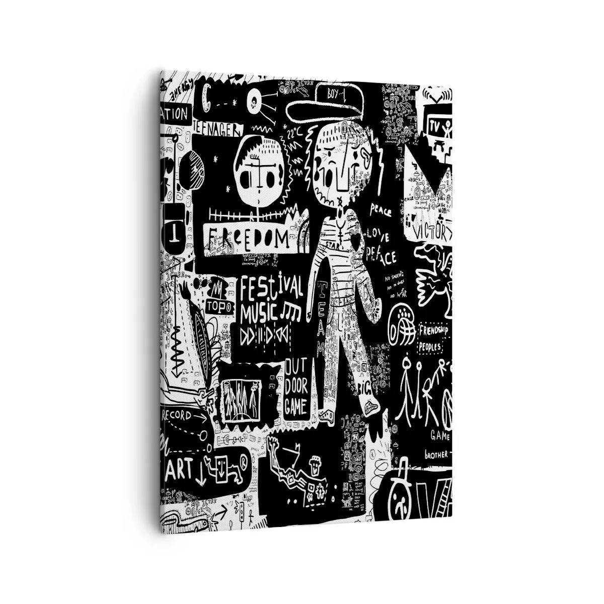 Tablou pe pânză - Tinerețea duhovnicească a legii și a bucuriei - 50x70 cm
