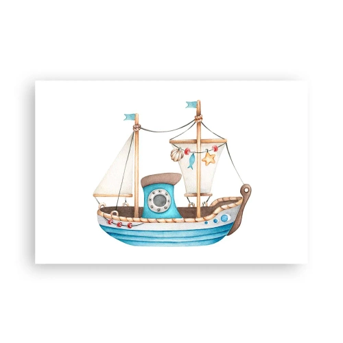 Poster - Ahoy aventura! - 91x61 cm