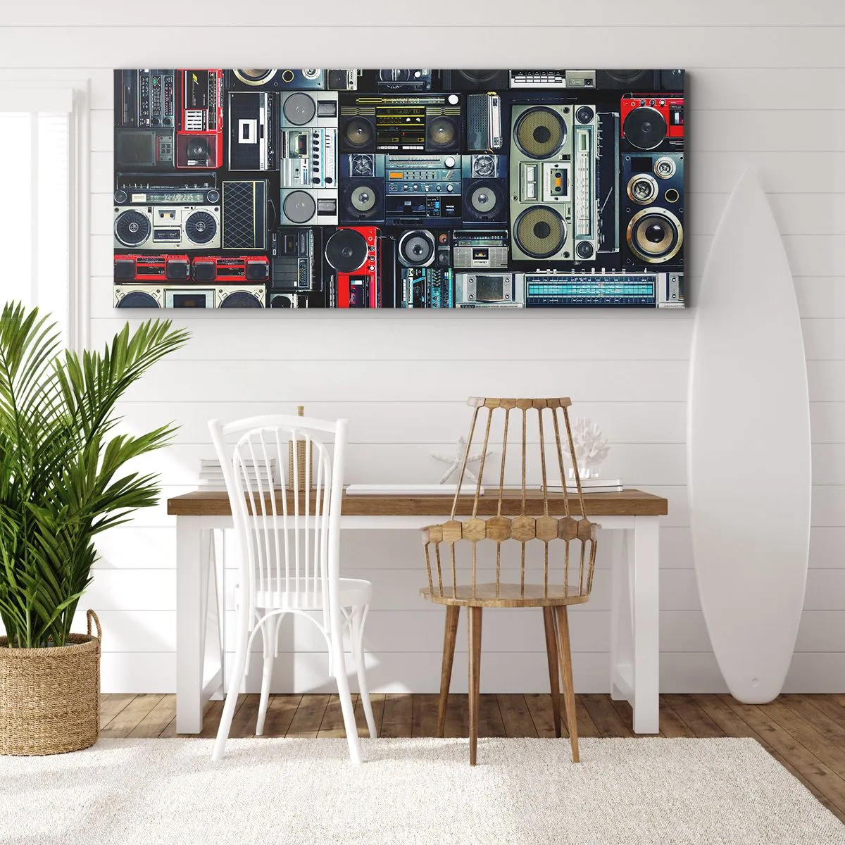 Tablou pe pânză - Nostalgie pentru anii `80. - 120x50 cm