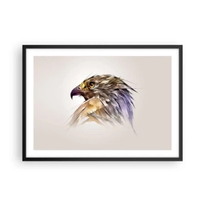 Poster în ramă neagră - Portretul unui războinic - 70x50 cm