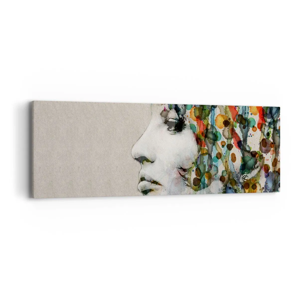 Tablou pe pânză - A ieșit din cenușiu - 90x30 cm