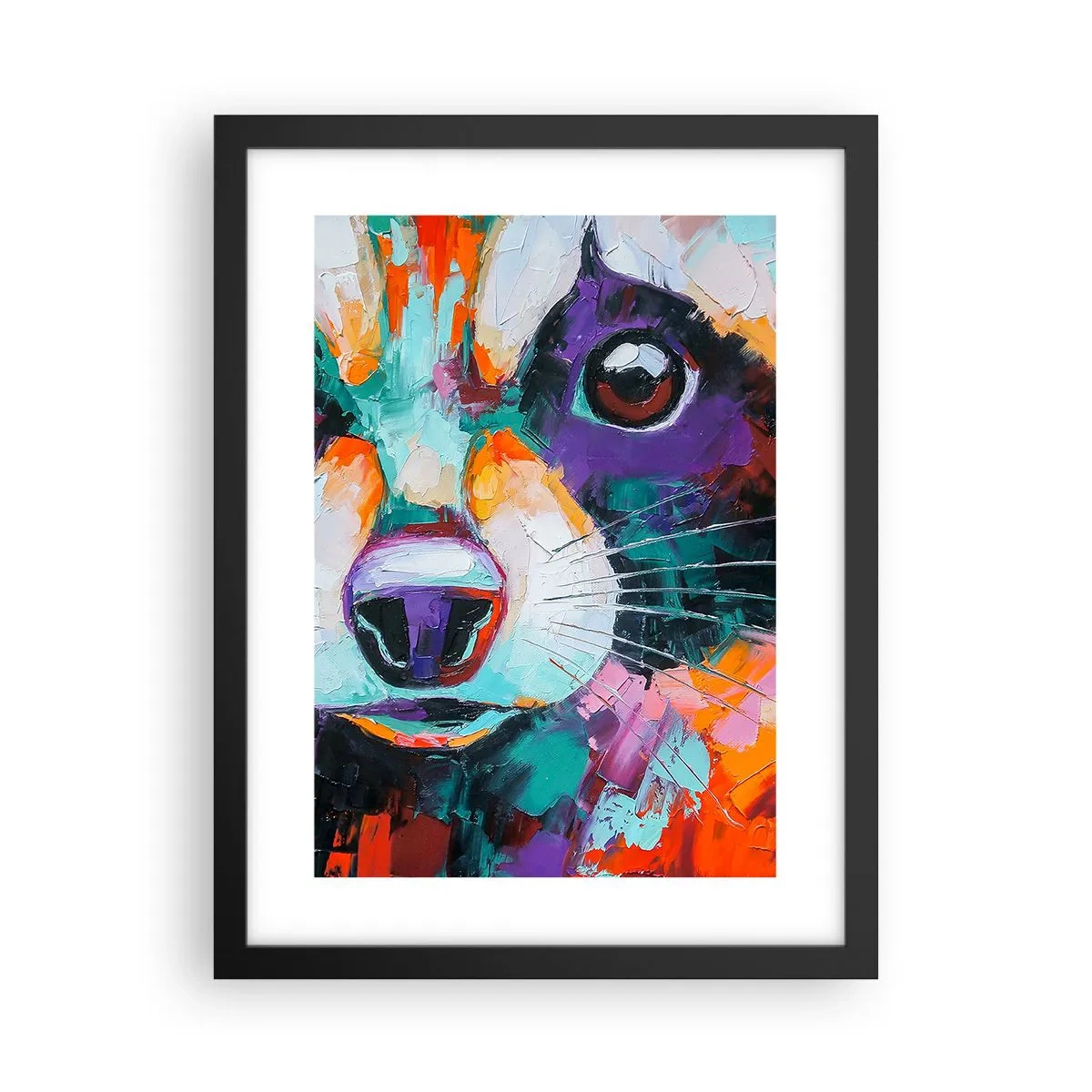 Poster în ramă neagră - Doar emoții bune - 30x40 cm
