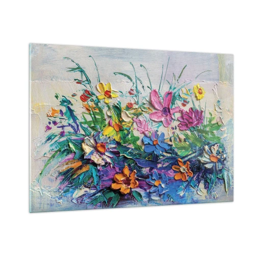 Tablou pe sticlă - Nu este deloc o natură moartă - 100x70 cm