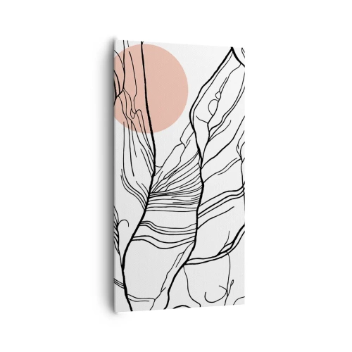 Tablou pe pânză - Într-o rețea de crengi - 65x120 cm