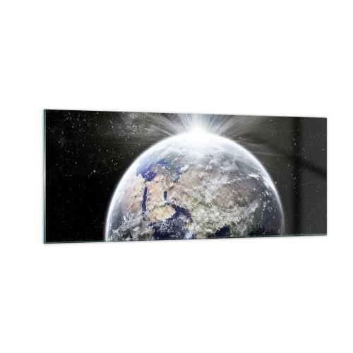 Tablou pe sticlă - În plină strălucire - 100x40 cm