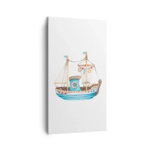 Tablou pe pânză - Ahoy aventura! - 45x80 cm