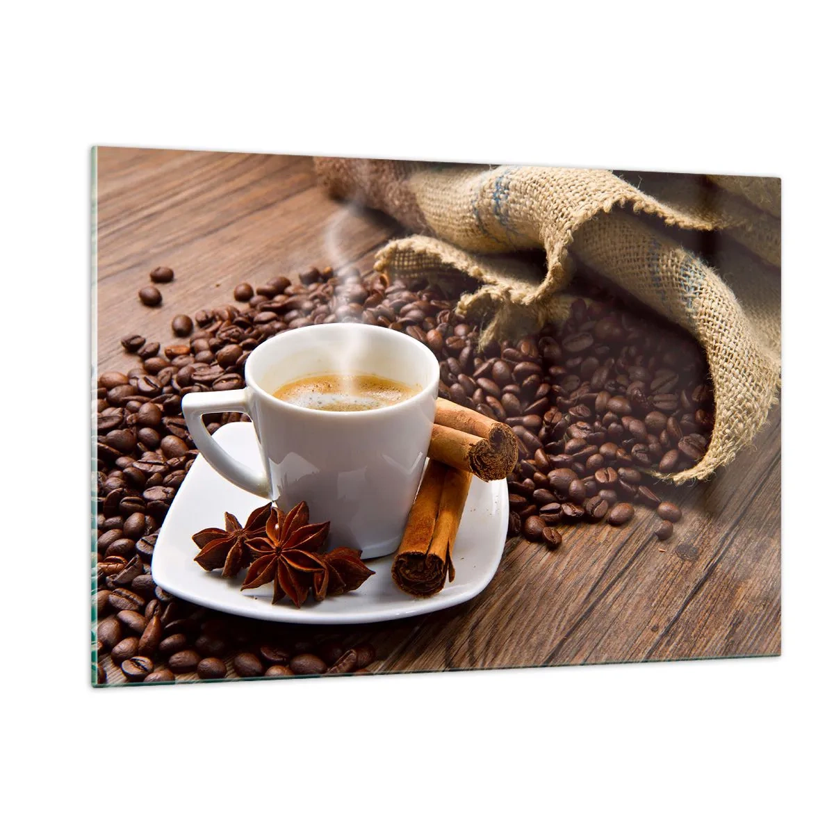 Tablou pe sticlă - Gust și aromă de mirodenii - 120x80 cm