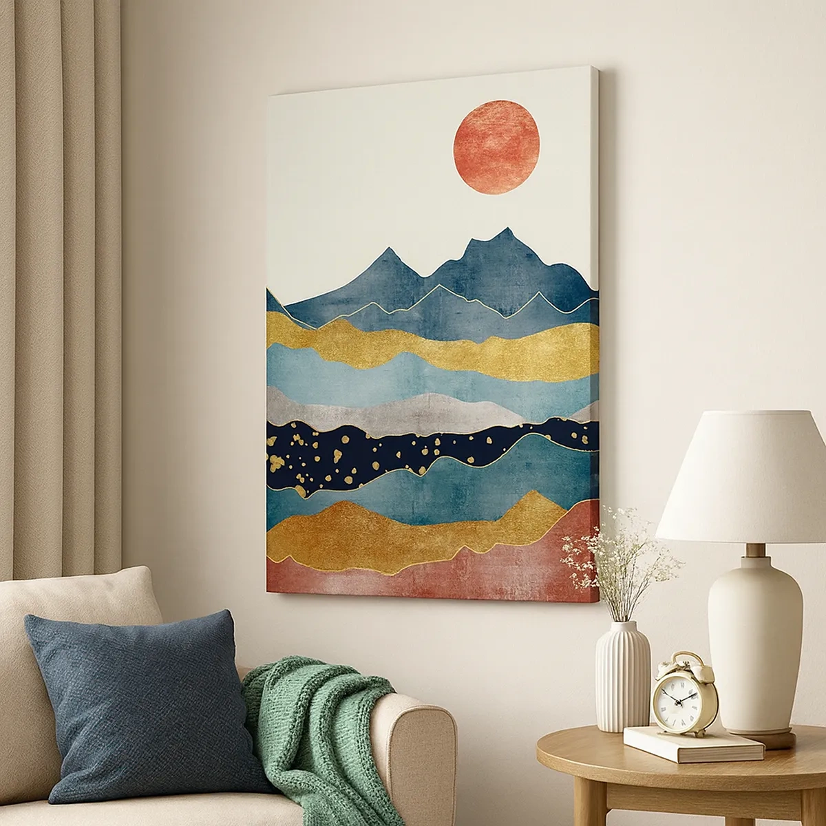 Tablou pe pânză Canvas - Secțiunea transversală a lumii - 50x70 cm