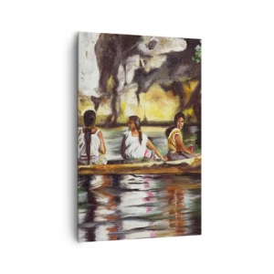 Tablou pe pânză - Într-un paradis polinezian - 80x120 cm