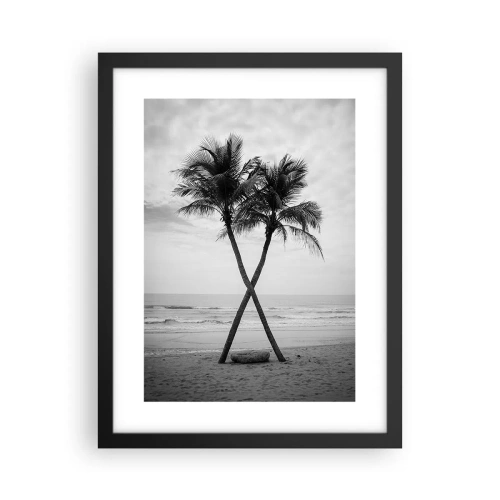 Poster în ramă neagră - Prezența sensibilă - 30x40 cm