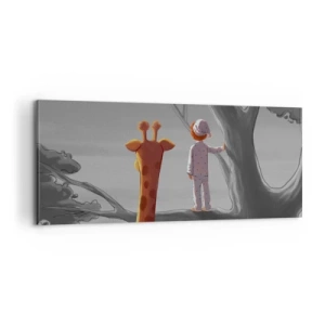 Tablou pe pânză - Acest lucru se întâmplă cu adevărat - 100x40 cm