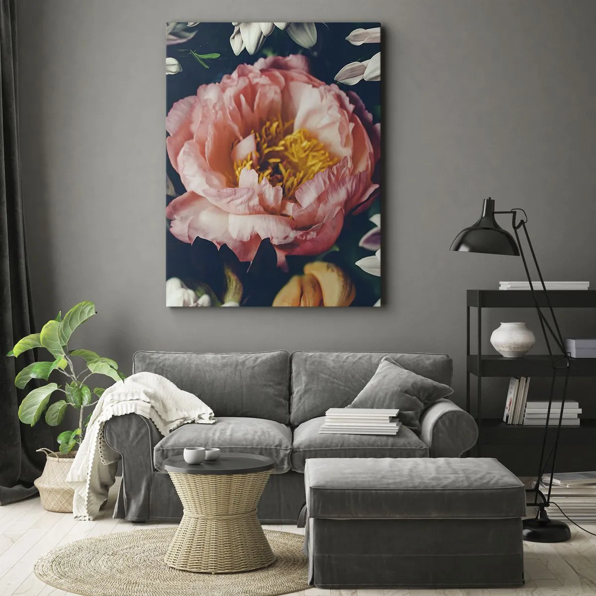 Tablou pe pânză - Cu splendoare barocă - 50x70 cm
