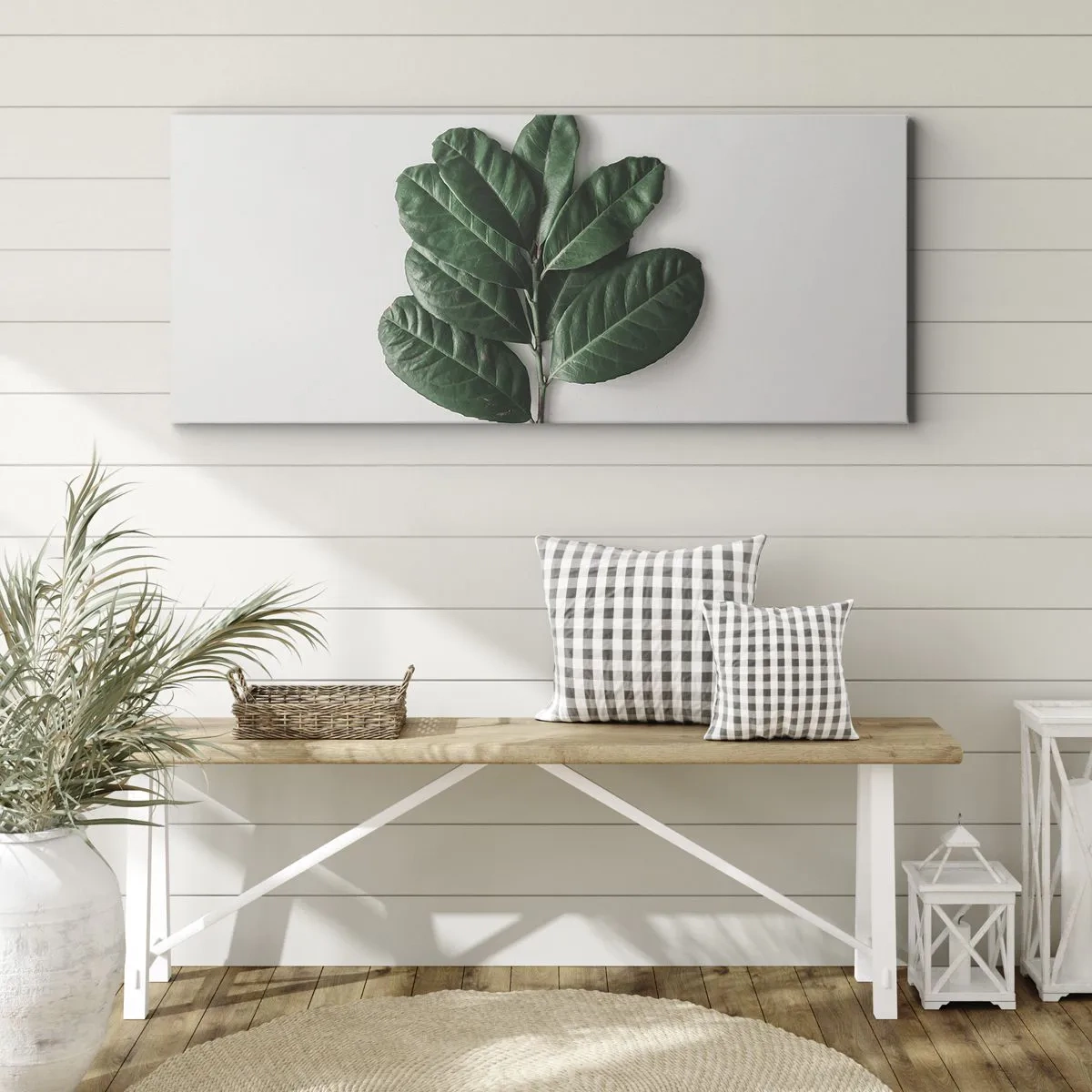 Tablou pe pânză - Desenul naturii însăși - 140x50 cm