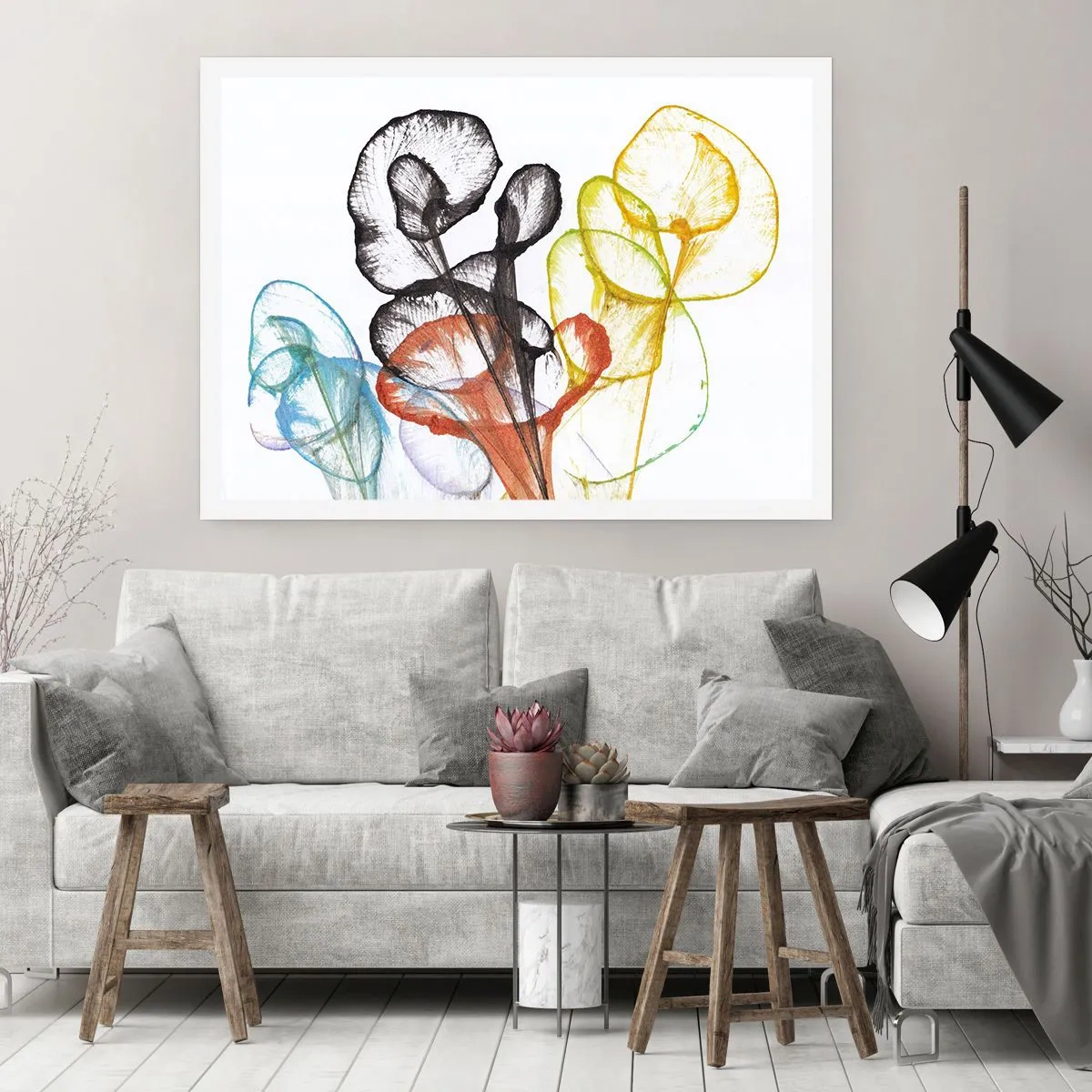 Poster - Flori cu suflete - 100x70 cm