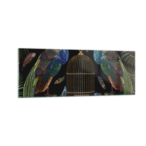 Tablou pe sticlă - În veșmânt regal - 140x50 cm