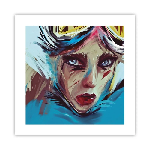 Poster - Războinica de drum - 40x40 cm