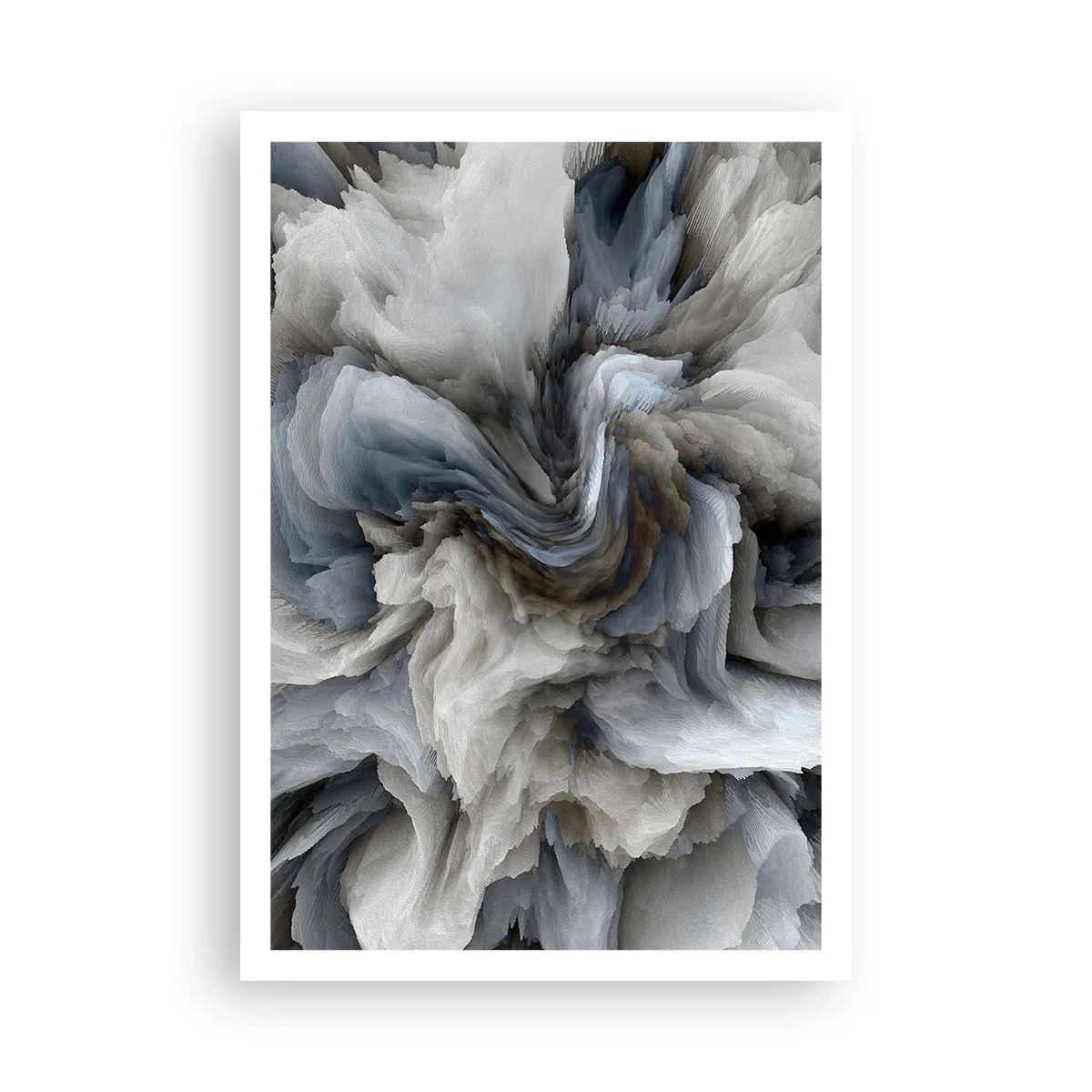 Poster - Piatră și floare - 70x100 cm
