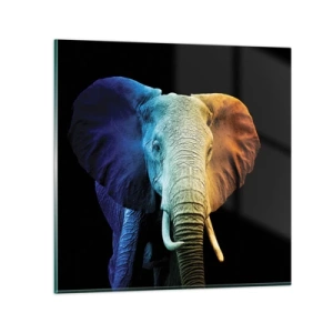 Tablou pe sticlă - Excentric, nu ciudat - 30x30 cm