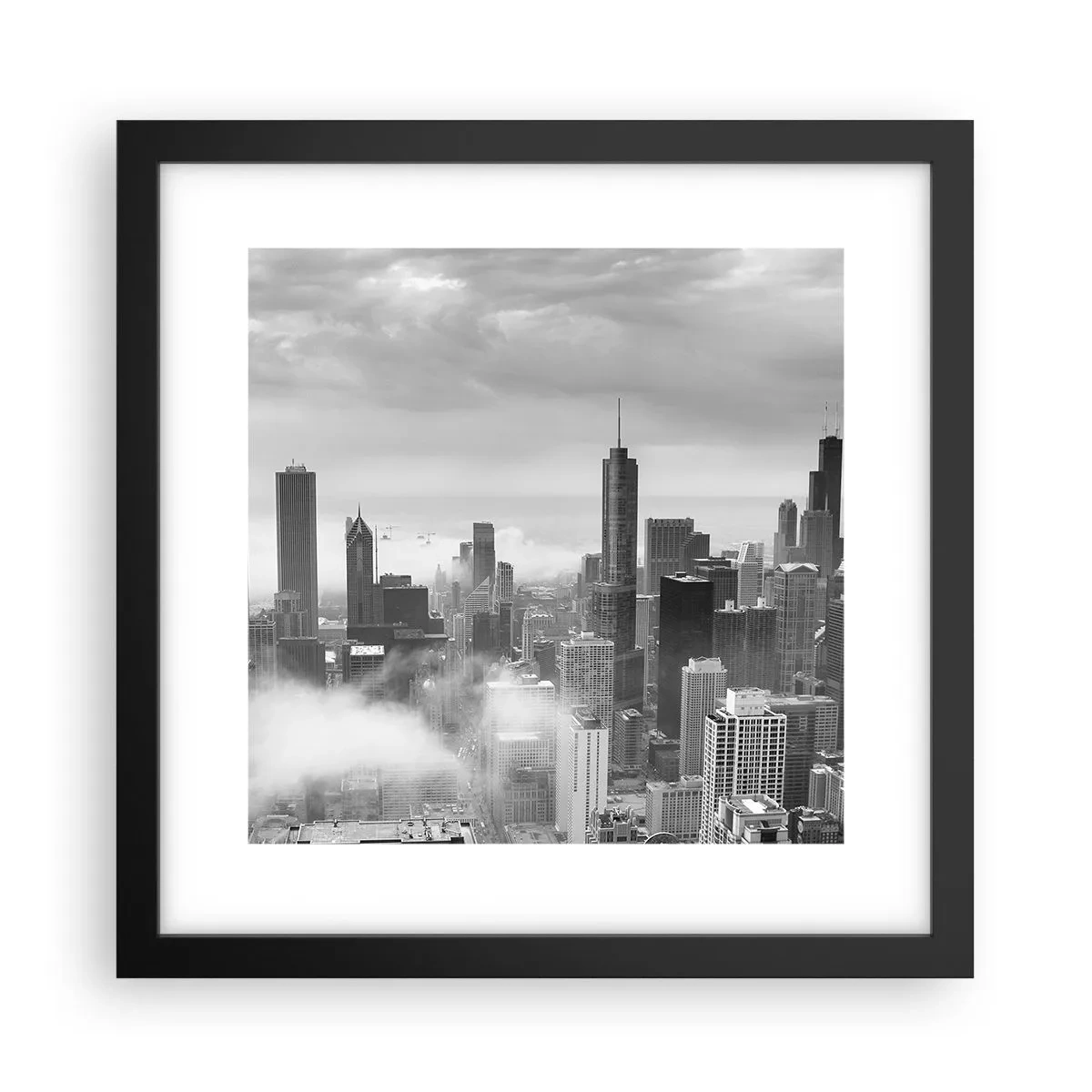 Poster în ramă neagră - Peisaj american - 30x30 cm