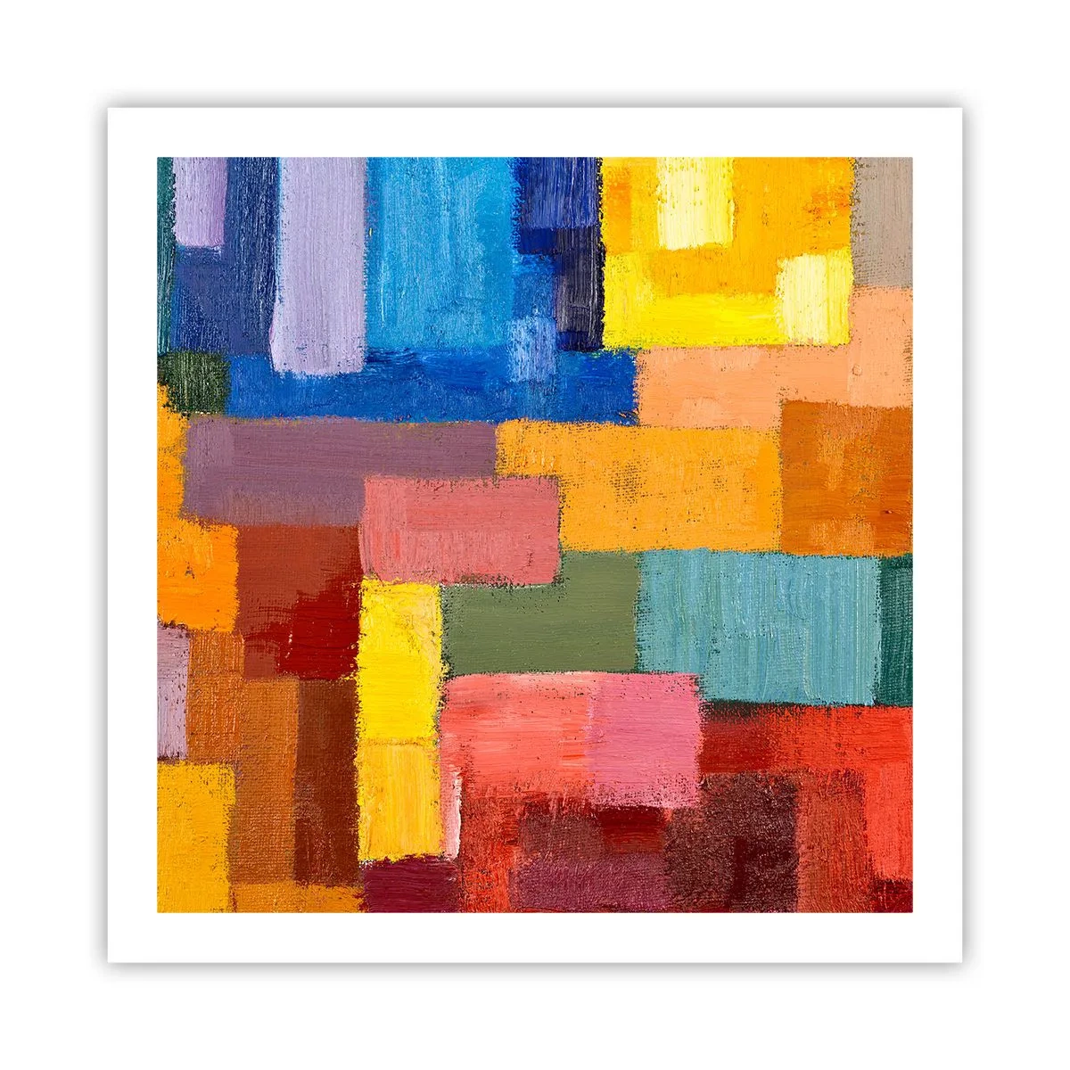 Poster - Fiecare diferită, toate colorate - 60x60 cm