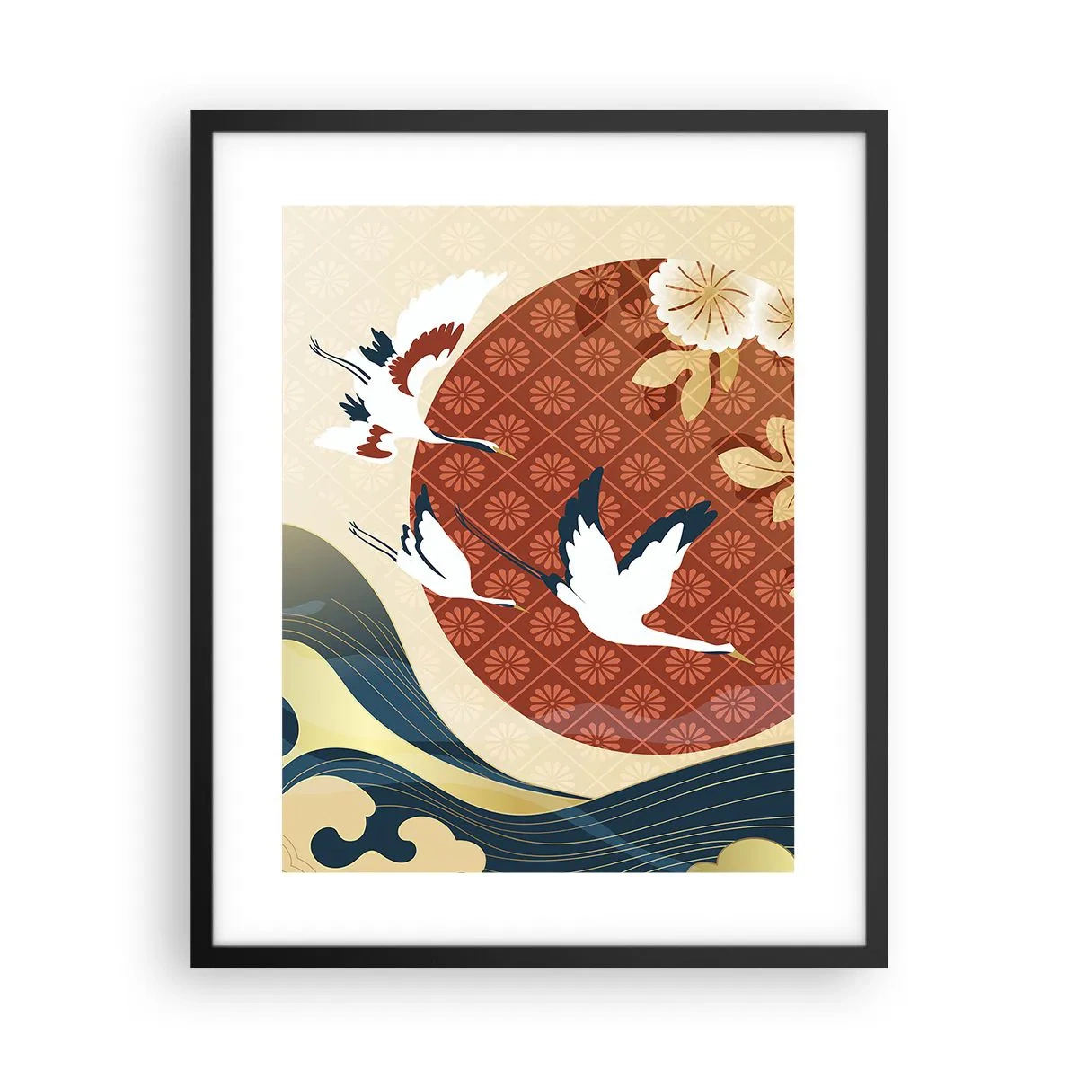 Poster în ramă neagră - O fabulă japoneză - 40x50 cm