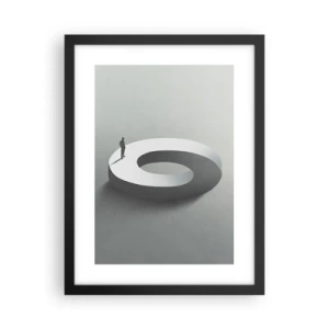 Poster în ramă neagră - Înțelegi ceva? - 30x40 cm