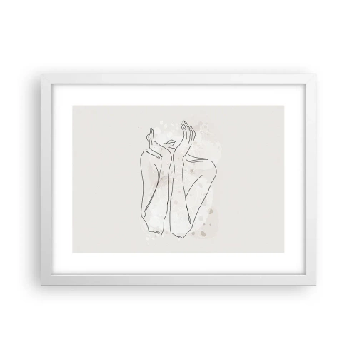 Poster în ramă albă - Un moment pentru vis - 40x30 cm