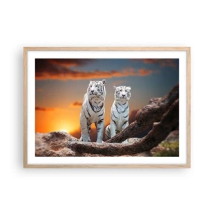 Poster în ramă de stejar deschis - La fel ca în Narnia - 70x50 cm
