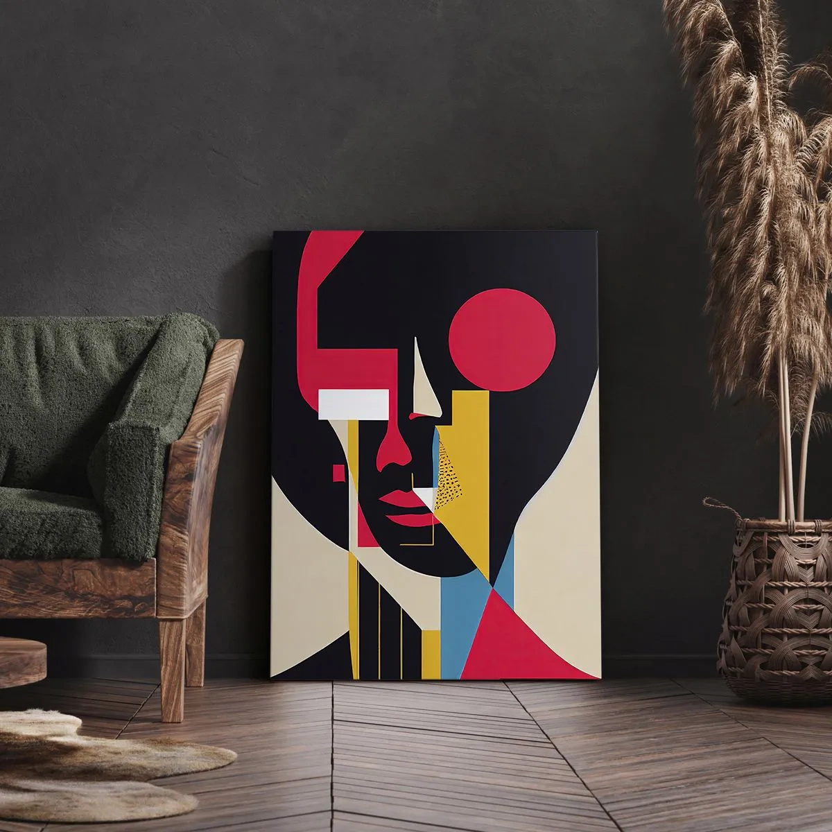 Tablou pe pânză - Lumea ei interioară - 65x120 cm