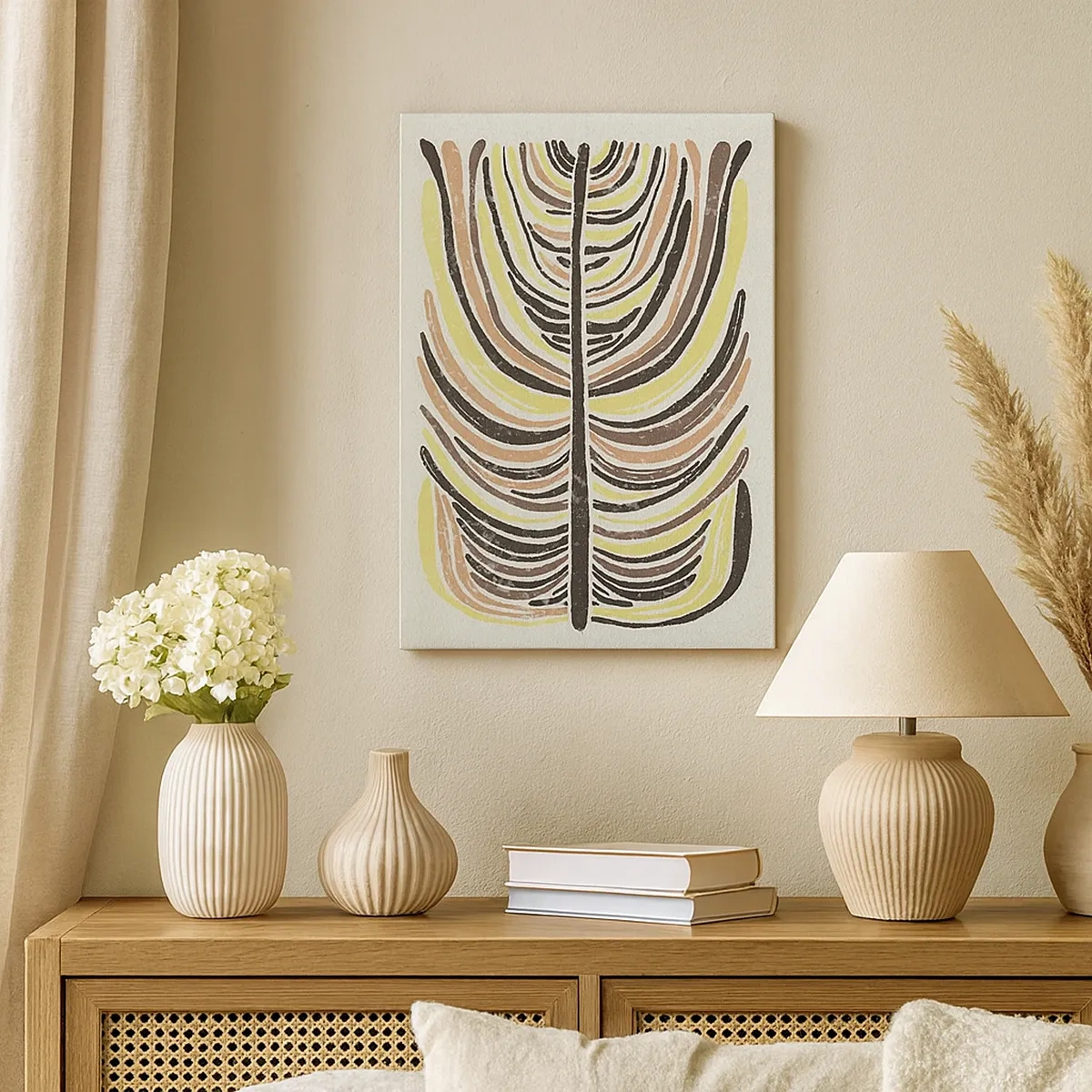 Tablou pe pânză - Abstracția plină de viață - 50x70 cm