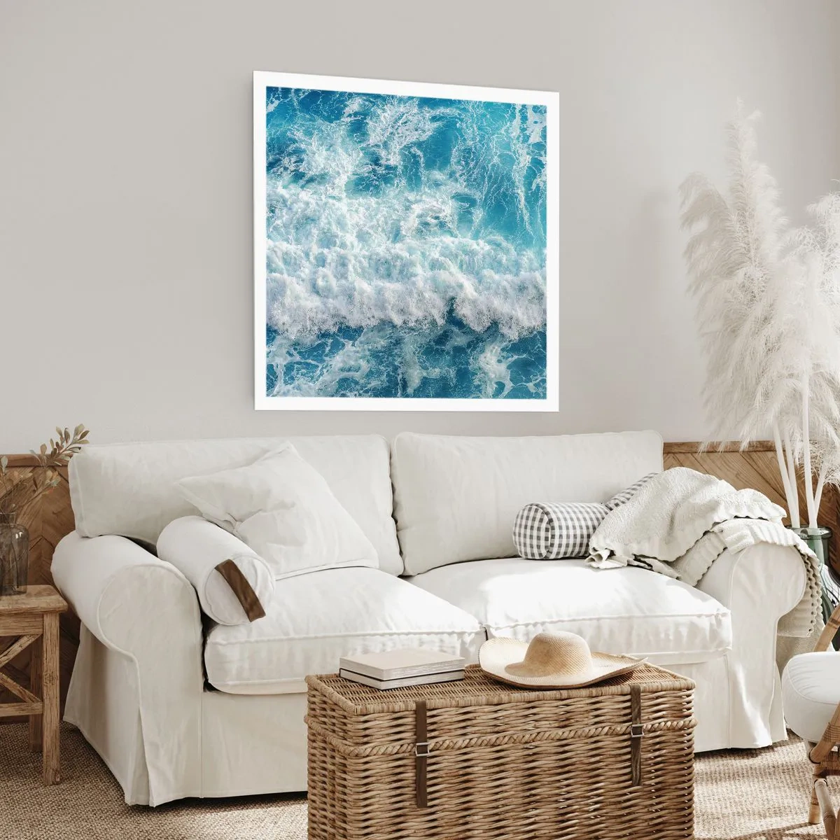 Poster - Cu bucurie și în salturi - 40x40 cm