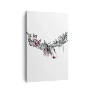 Tablou pe pânză - Coroana regelui pădurii - 80x120 cm