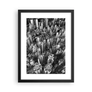 Poster în ramă neagră - Din ce în ce mai sus - 30x40 cm