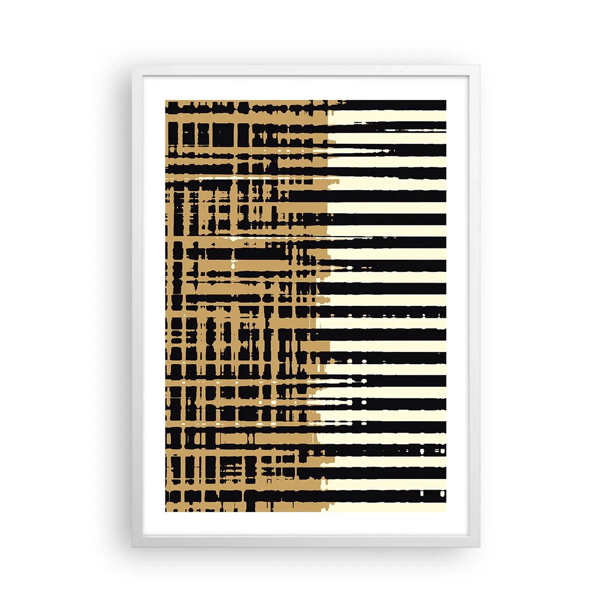 Poster în ramă albă - Abstracție arhitecturală - 50x70 cm