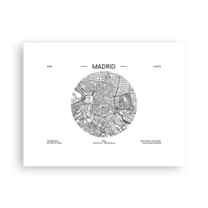 Poster - Anatomia Madridului - 40x30 cm