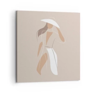 Tablou pe pânză - Moda este distractivă - 60x60 cm