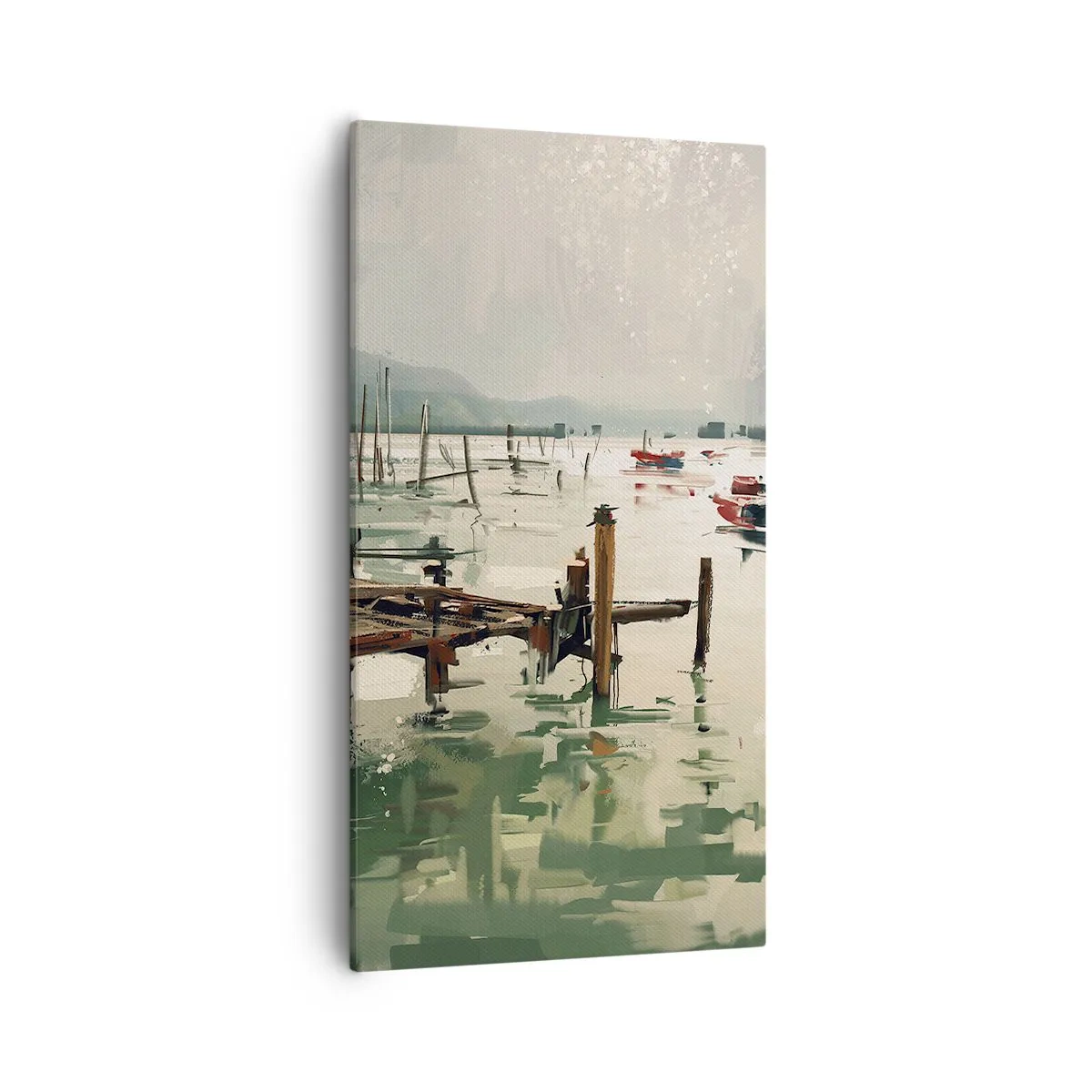 Tablou pe pânză - Scufundat în luna topită - 55x100 cm