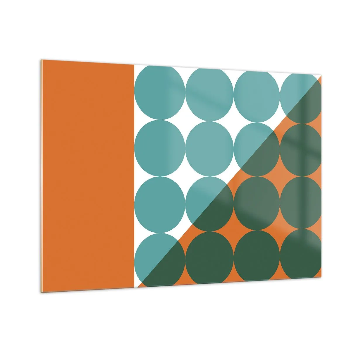 Tablou pe sticlă - Sus și pe diagonală - 100x70 cm