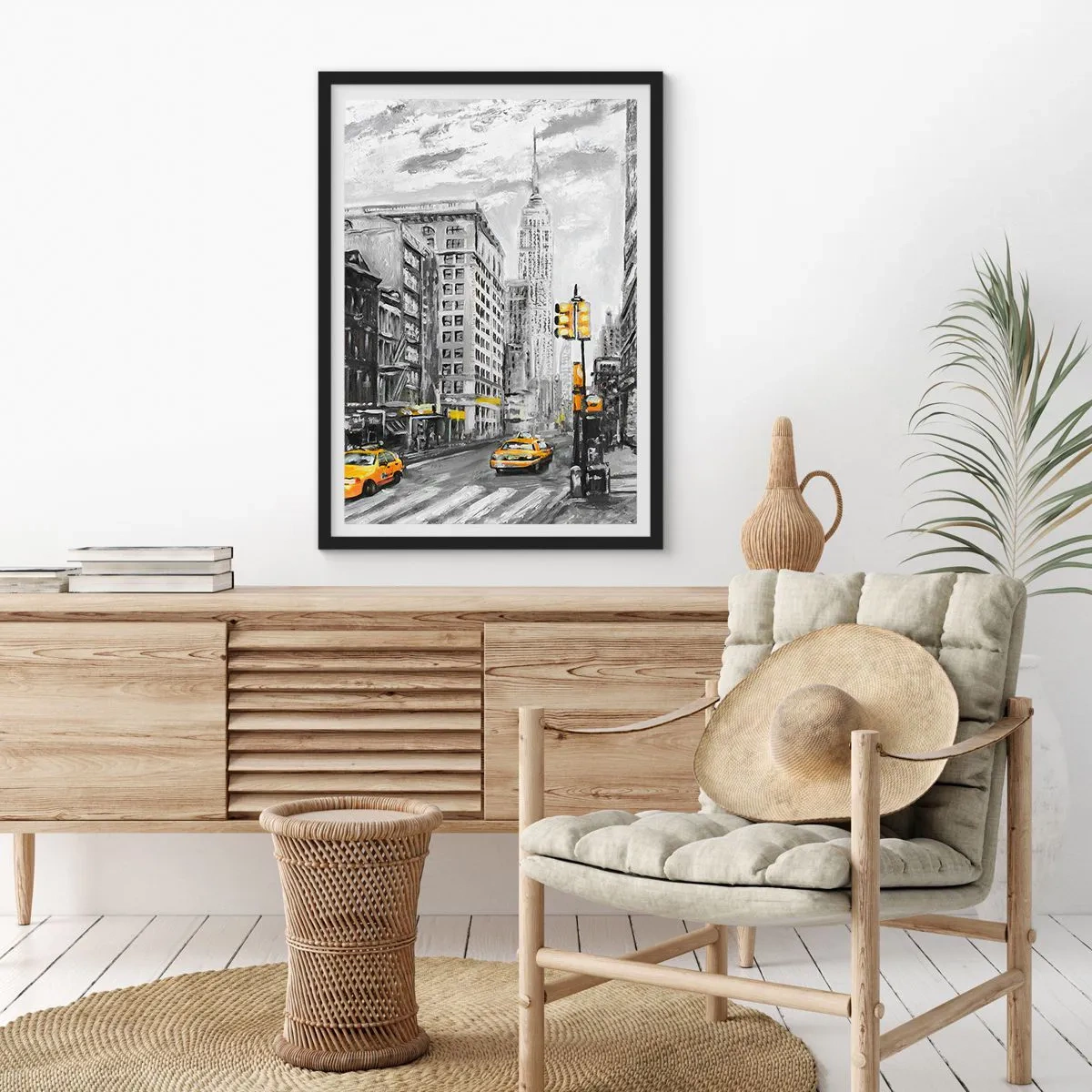 Poster în ramă neagră - O poveste din New York - 61x91 cm