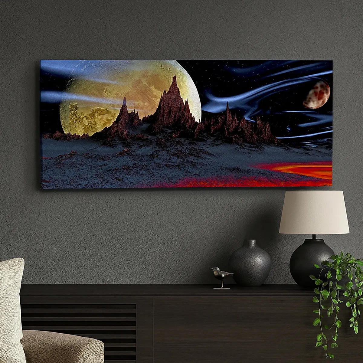 Tablou pe pânză - Lumea necunoscută - 30x30 cm