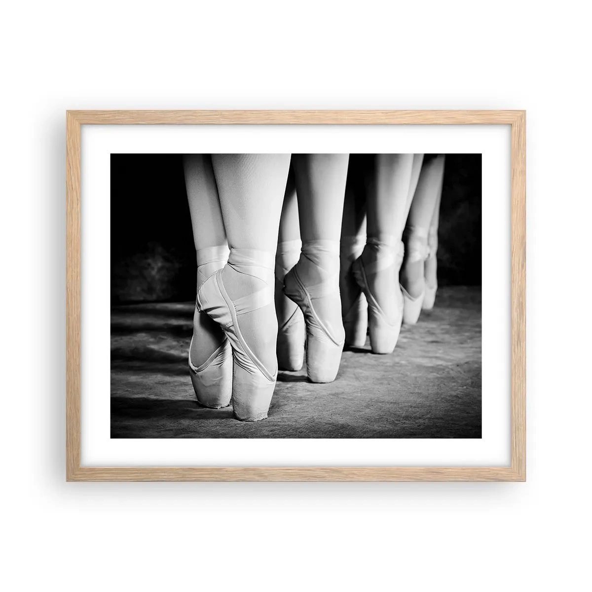 Poster în ramă de stejar deschis - Împreună, elegant - 50x40 cm