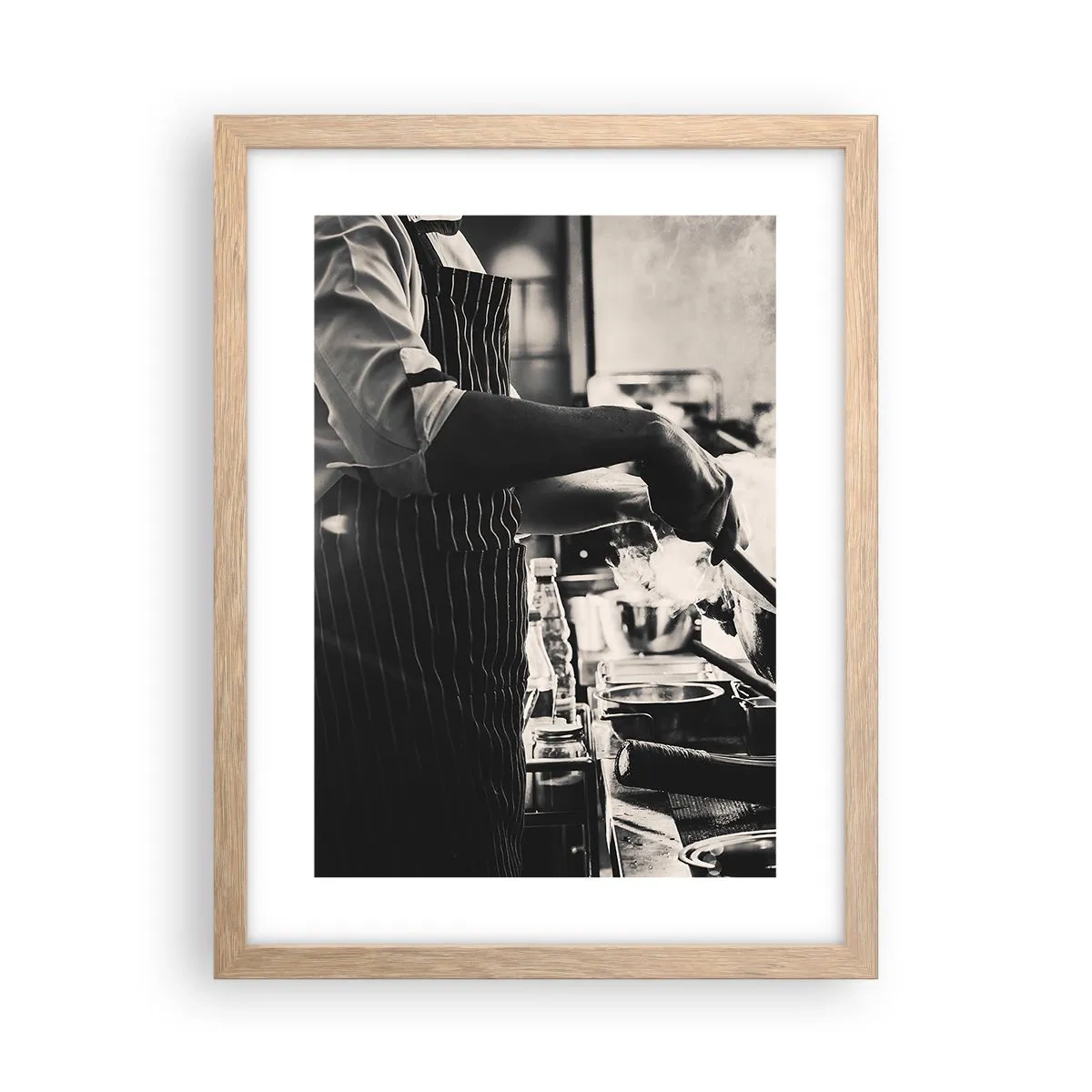 Poster în ramă de stejar deschis - Alchimia aromelor - 30x40 cm