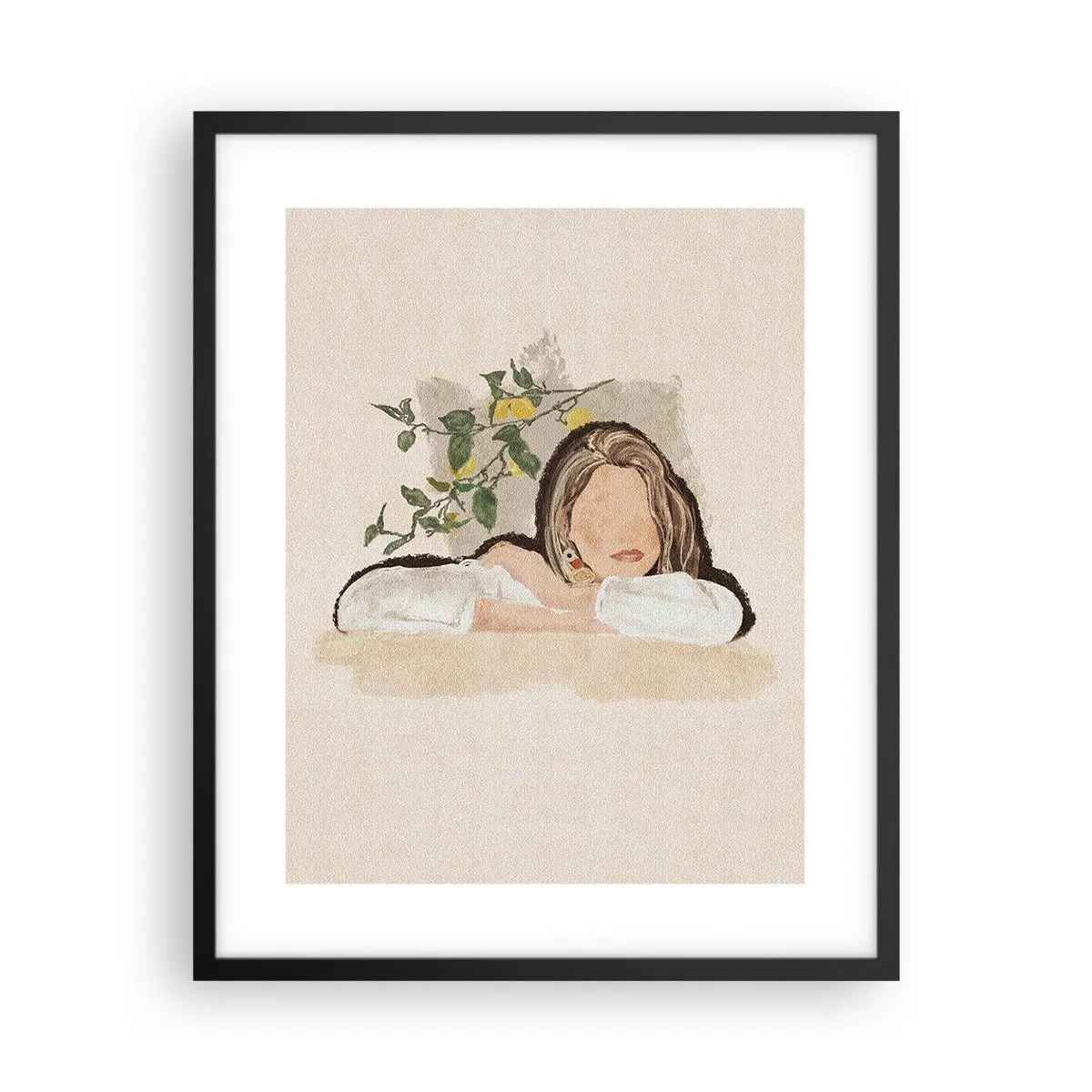 Poster în ramă neagră - Frumusețea sudului - 40x50 cm