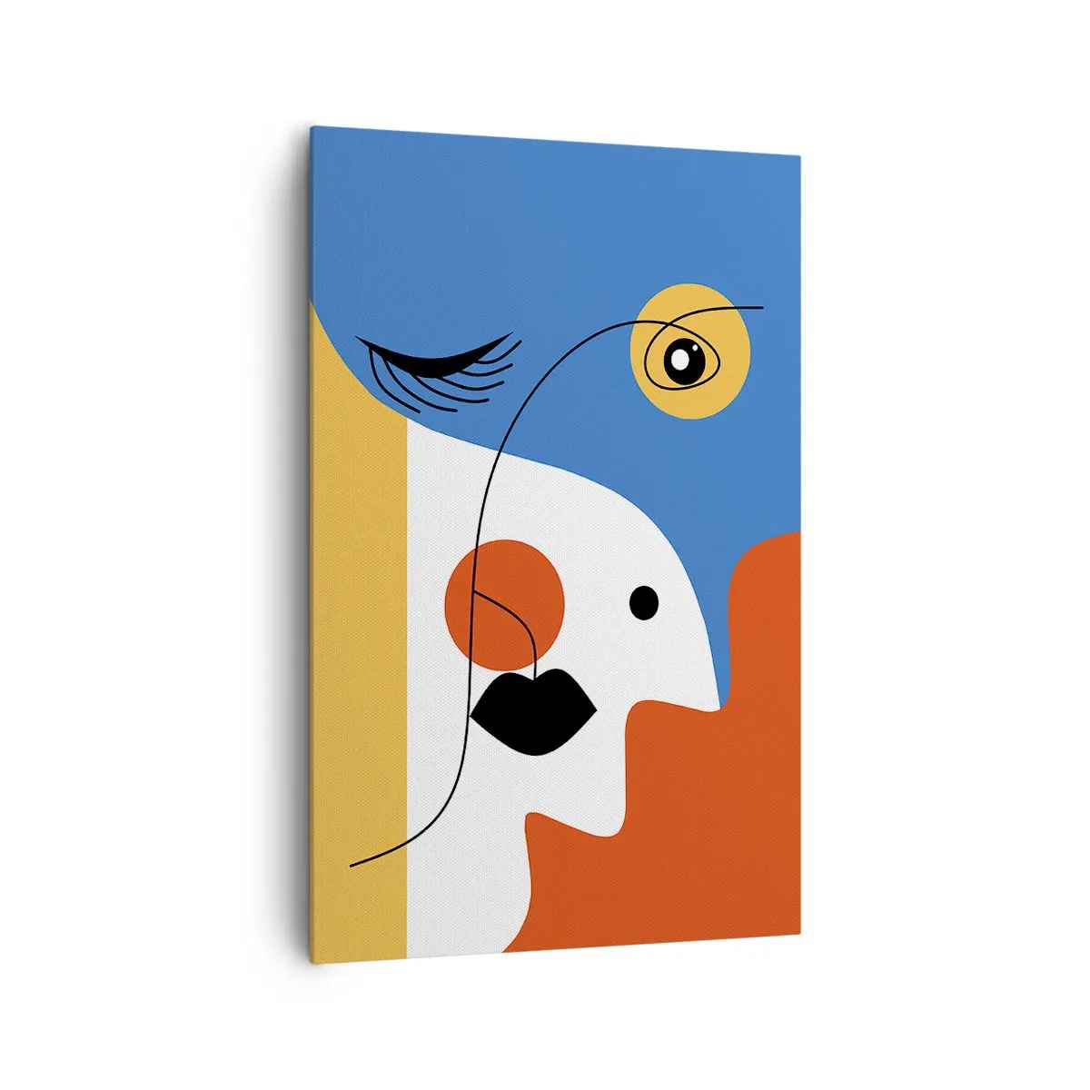 Tablou pe pânză - Portret deconstruit - 80x120 cm