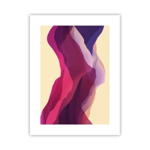 Poster - Valuri de violet - 30x40 cm