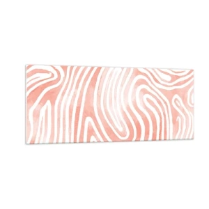 Tablou pe sticlă - Într-un labirint de coral - 100x40 cm