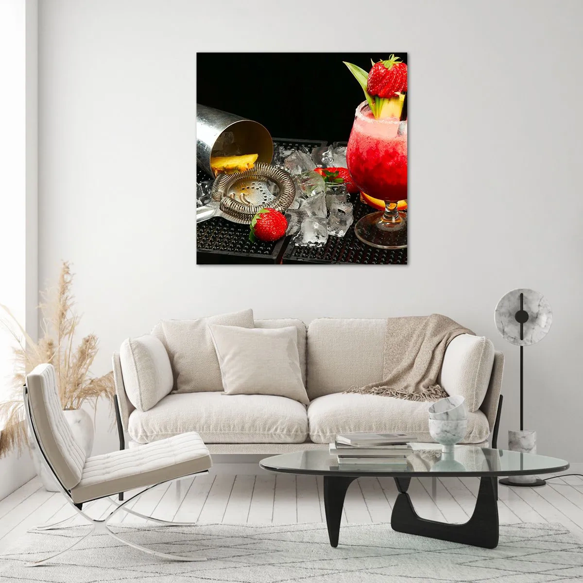 Tablou pe sticlă - Evocați gustul - 70x70 cm