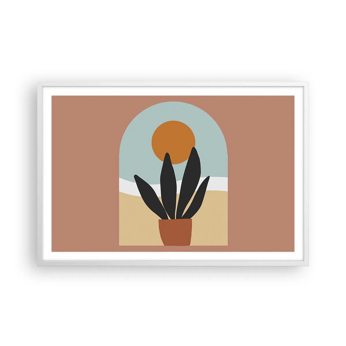 Poster în ramă albă - Bucurii mici - 91x61 cm