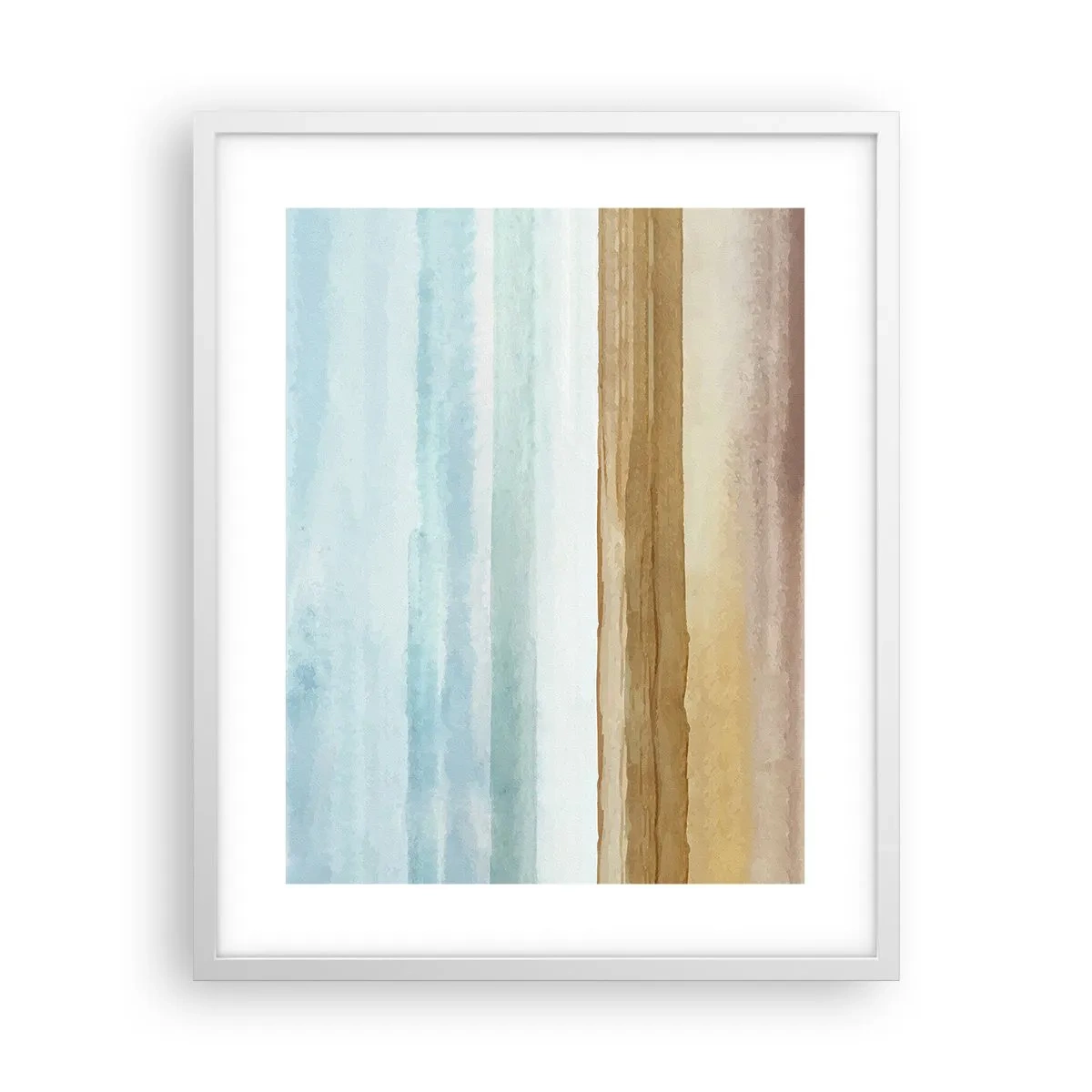 Poster în ramă albă - Serenitate - 40x50 cm